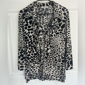 NWOT Leopard print blouse
